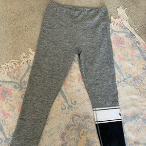 Nike Colorblock Power Tight Leggings Compression Pants Womens Size M